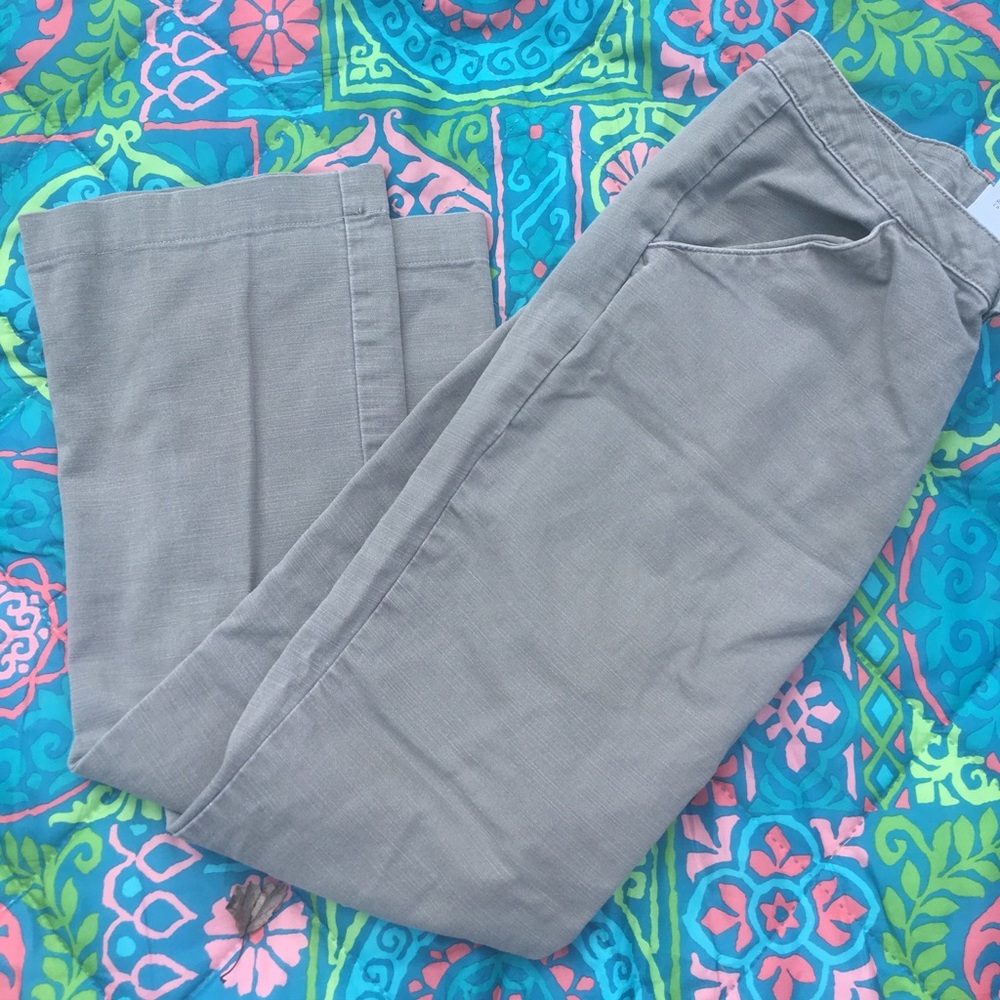 Calvin Klein size 4 grey chino type work pants